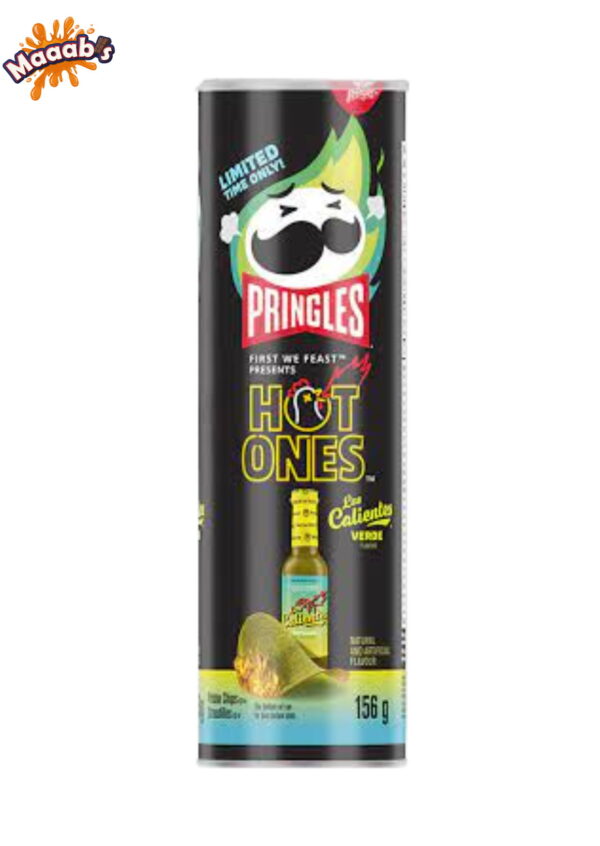 Pringles Hot Ones Las Calientes Verde 156g (5.5oz)