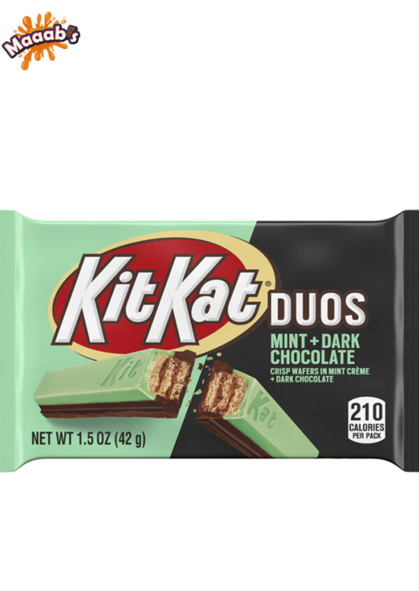 KitKat Duos Dark Chocolate Mint 42g (1.5oz)