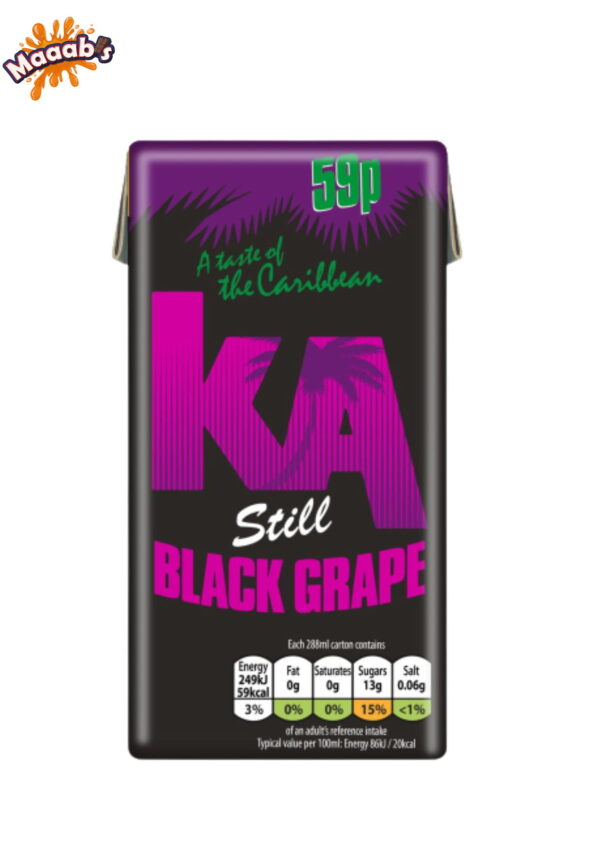 KA Still Black Grape Juice Drink 288ml