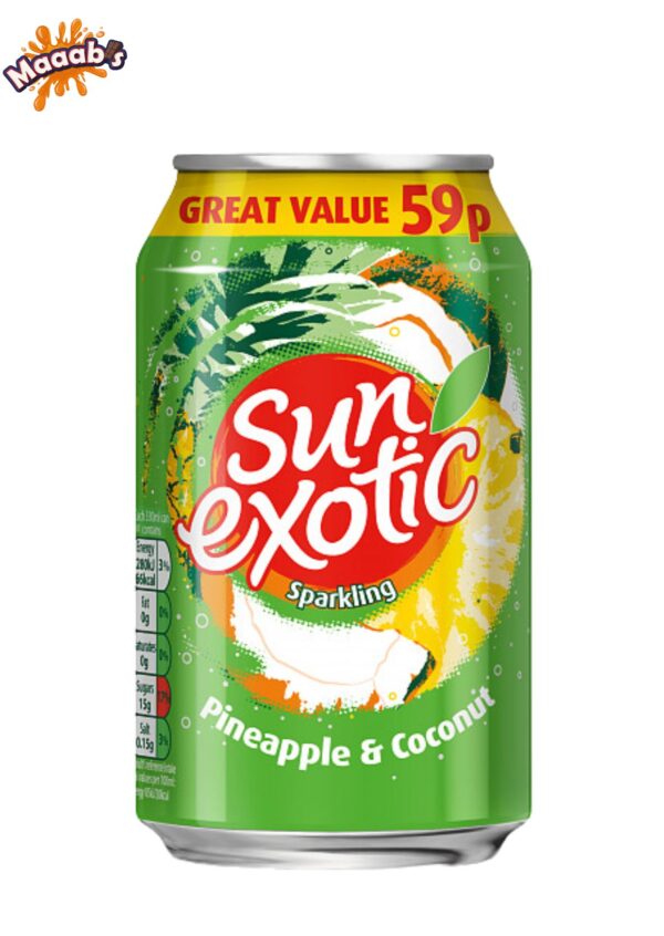 Sun Exotic Sparkling Pineapple & Coconut 330ml