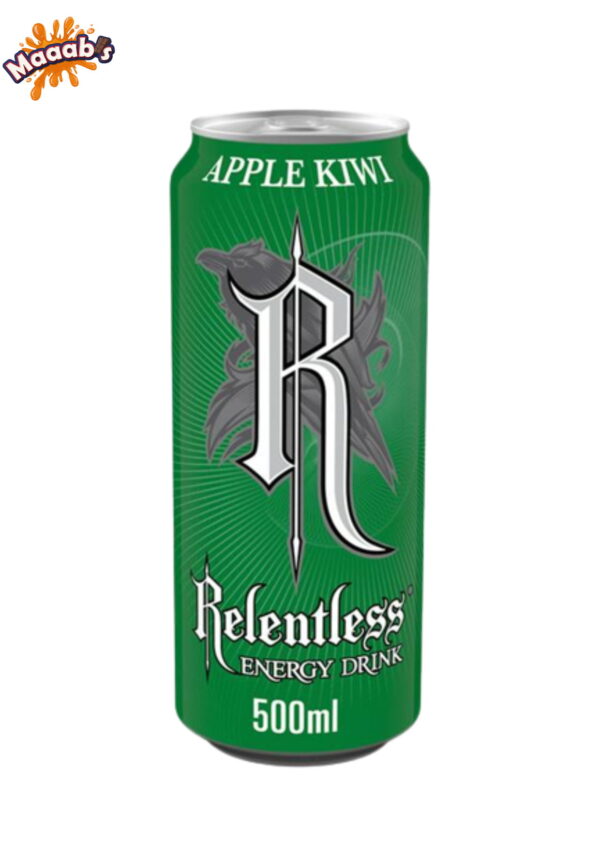 Relentless Apple & Kiwi Energy Drink 500ml