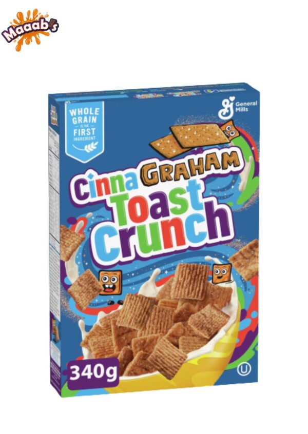 General Mills Cinnamon Graham Toast Crunch Cereal 340G