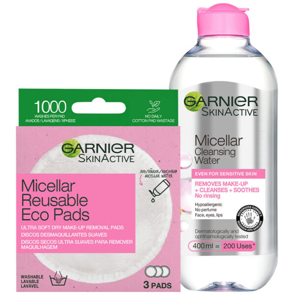 Garnier Skin Active Micellar Cleansing & Make-Up Removing Bundle