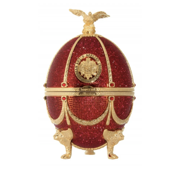 Imperial Collection Super Premium Fabergé Vodka Egg Red Crystal | 700ML