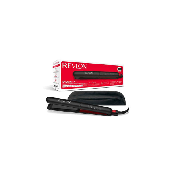 Revlon 25mm Coconut Oil-Infused Hair Straightener + Travel Pouch