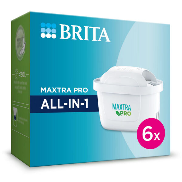 Brita MAXTRA PRO All-In-1 Water Filter Cartridges 6 Pack