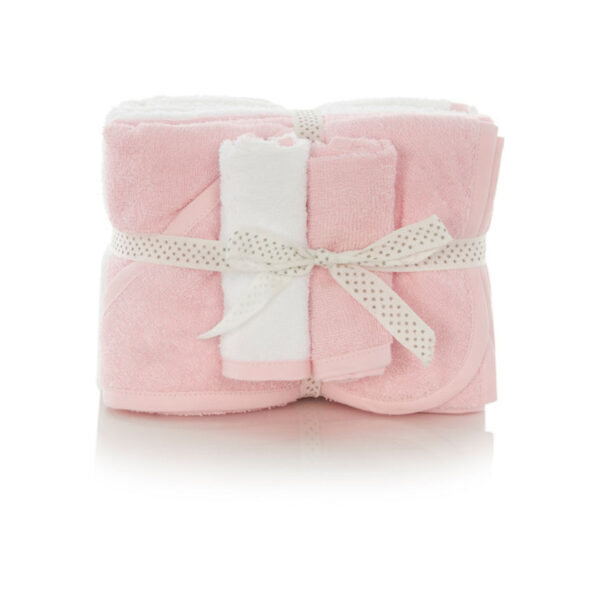 George Home Pink Towels and Flannel Set