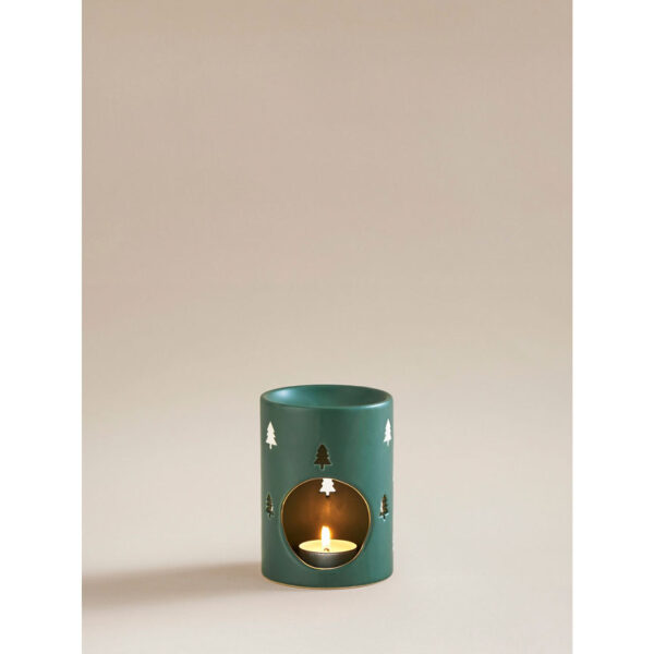 George Home Green Fir Tree Ceramic Oil Burner - Image 2