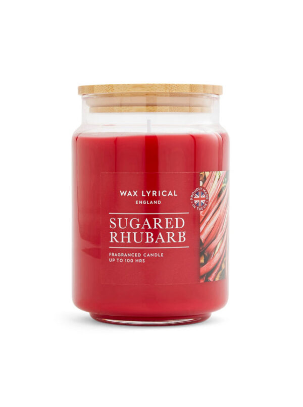 Wax Lyrical Large Jar Sugared Rhubarb