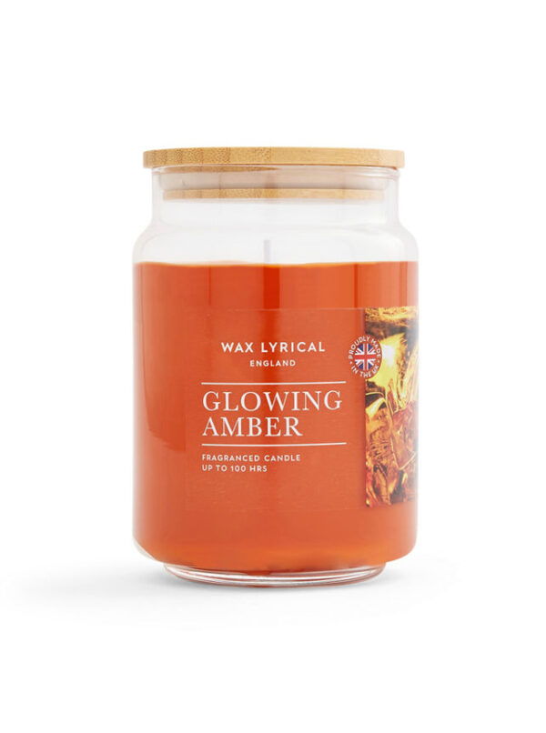 Wax Lyrical Large Jar Glowing Amber