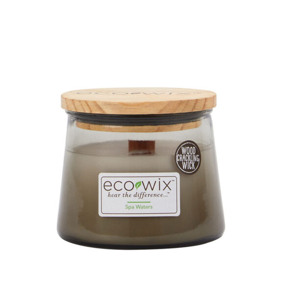 Eco Wix Spa Waters Grey Small Jar Candle