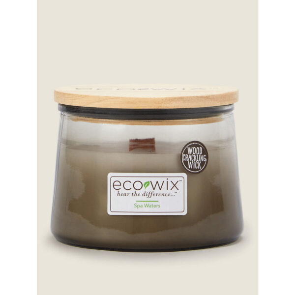 Eco Wix Ombre Grey Spa Waters Large Jar Candle