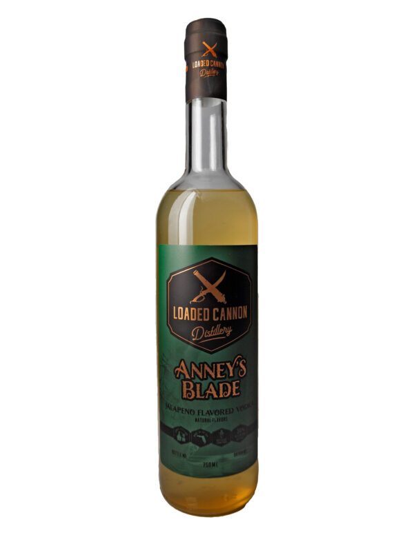 Loaded Cannon Distillery | Anney's Blade Jalapeño Flavored Vodka