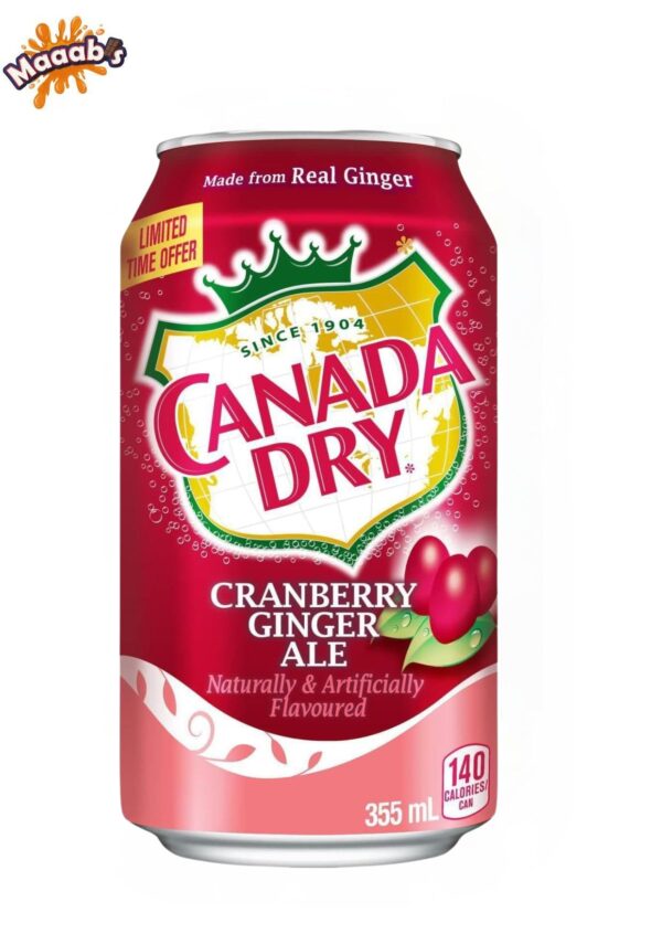 Canada Dry Craneberry GingerAle-355ML