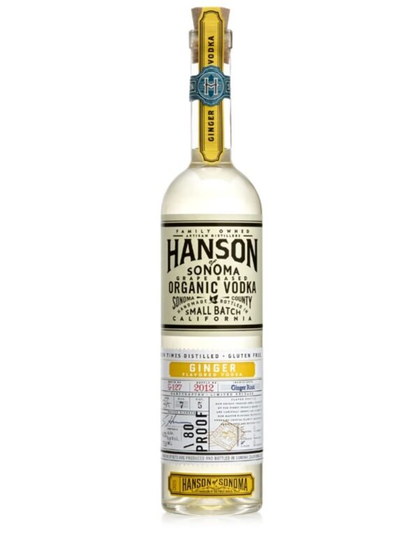 Hanson of Sonoma Organic Ginger Vodka