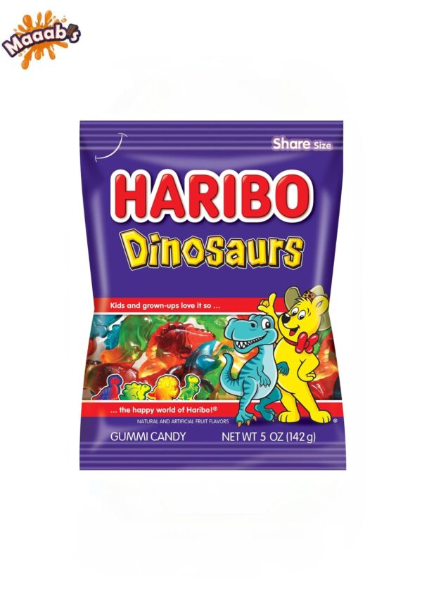 Haribo Gummi Candy Dinosaurs 5oz (142g)