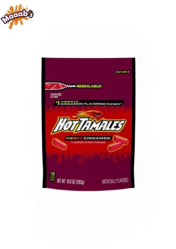 MIKE AND IKE MIKE AND IKE Hot Tamales Fierce Cinnamon Peg Bag- 283g