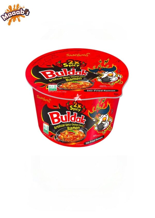 Samyang Buldak - Noodles 2x Spicy Big Bowl 105g