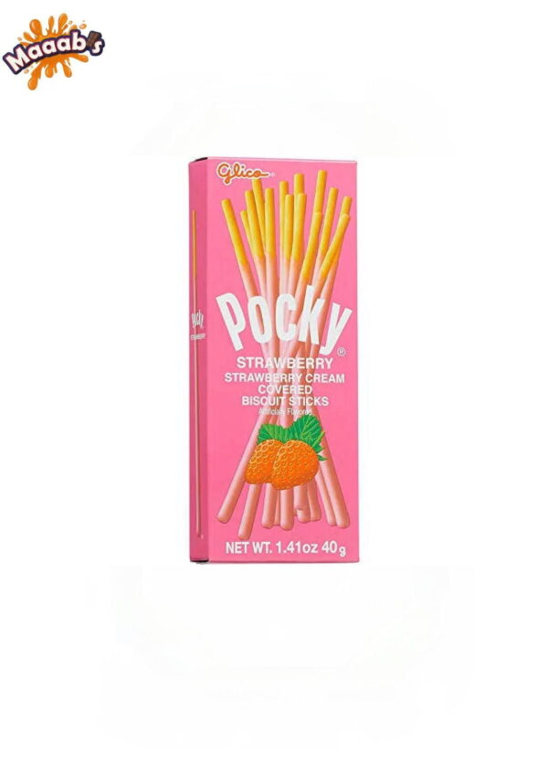 Pocky Strawberry Cream Covered 41g (1.45oz)