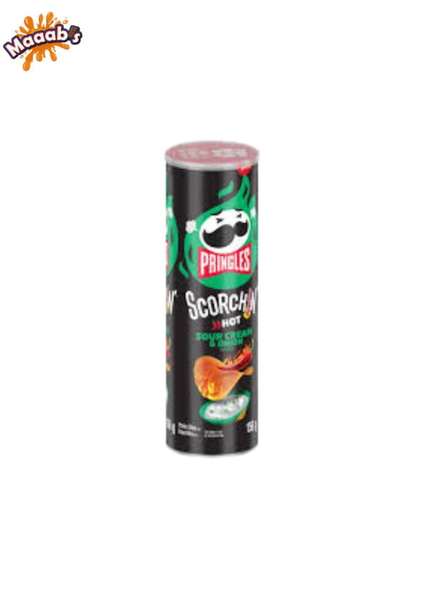 Pringles Scorchin Hot Sour Cream and Onion 156g (5.5oz)