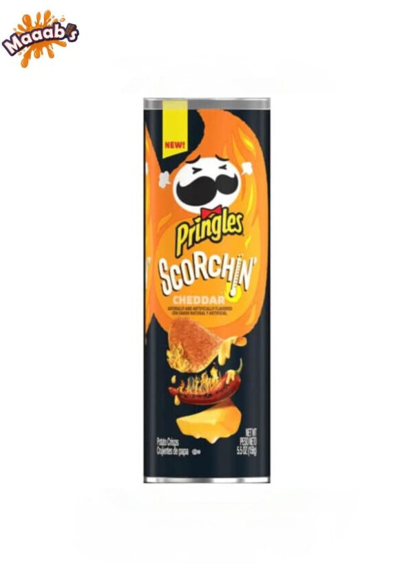 Pringles Scorchin Cheddar 158g (5.5oz)