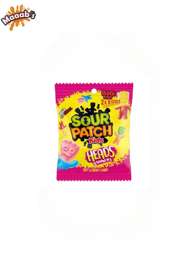 Sour Patch Kids Big Heads Peg Bag - 3.61oz (102g)