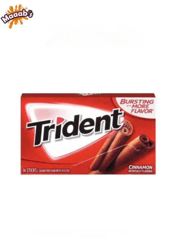 Trident Cinnamon Sugar Free Chewing Gum (14pc)